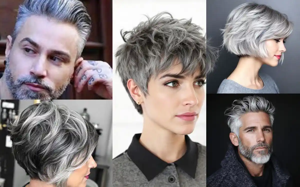 salt and pepper hair