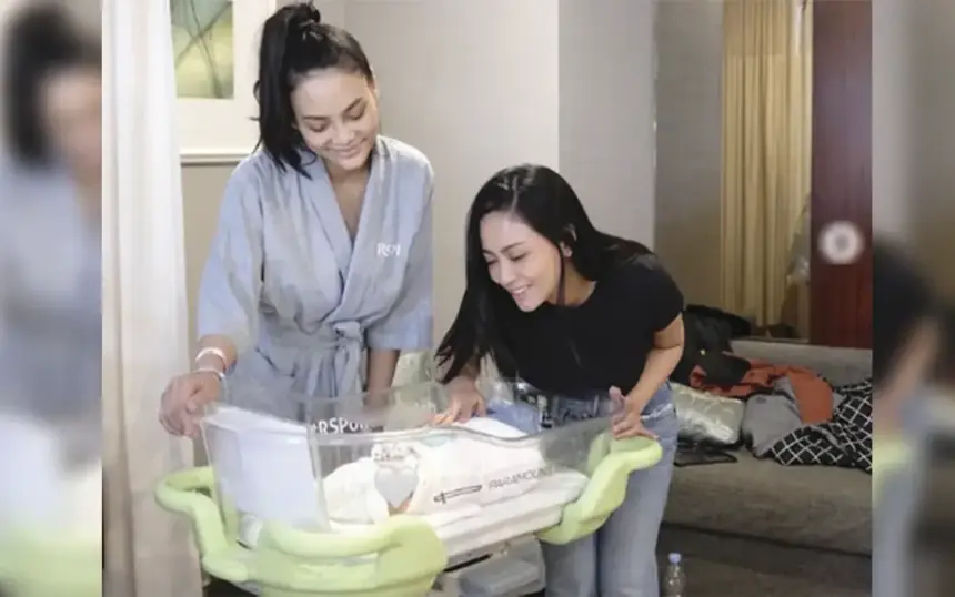 rachel vennya jenguk anak erika carlina