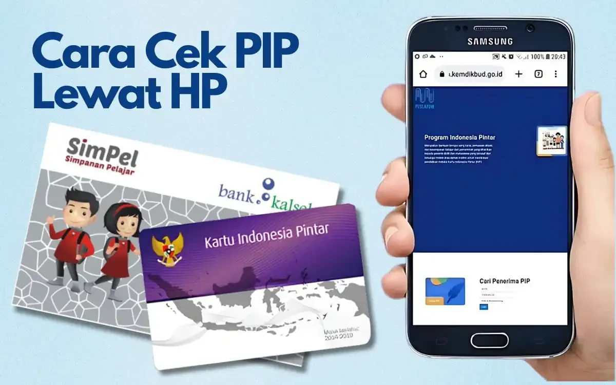 cara cek pip lewat hp