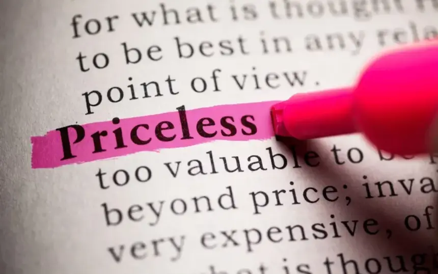 priceless artinya