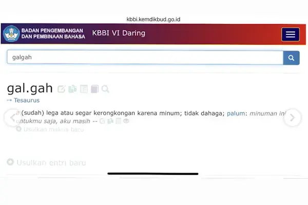 galgah adalah