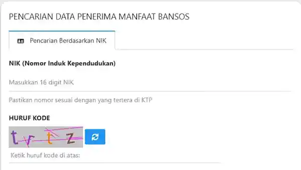cara cek desil bansos